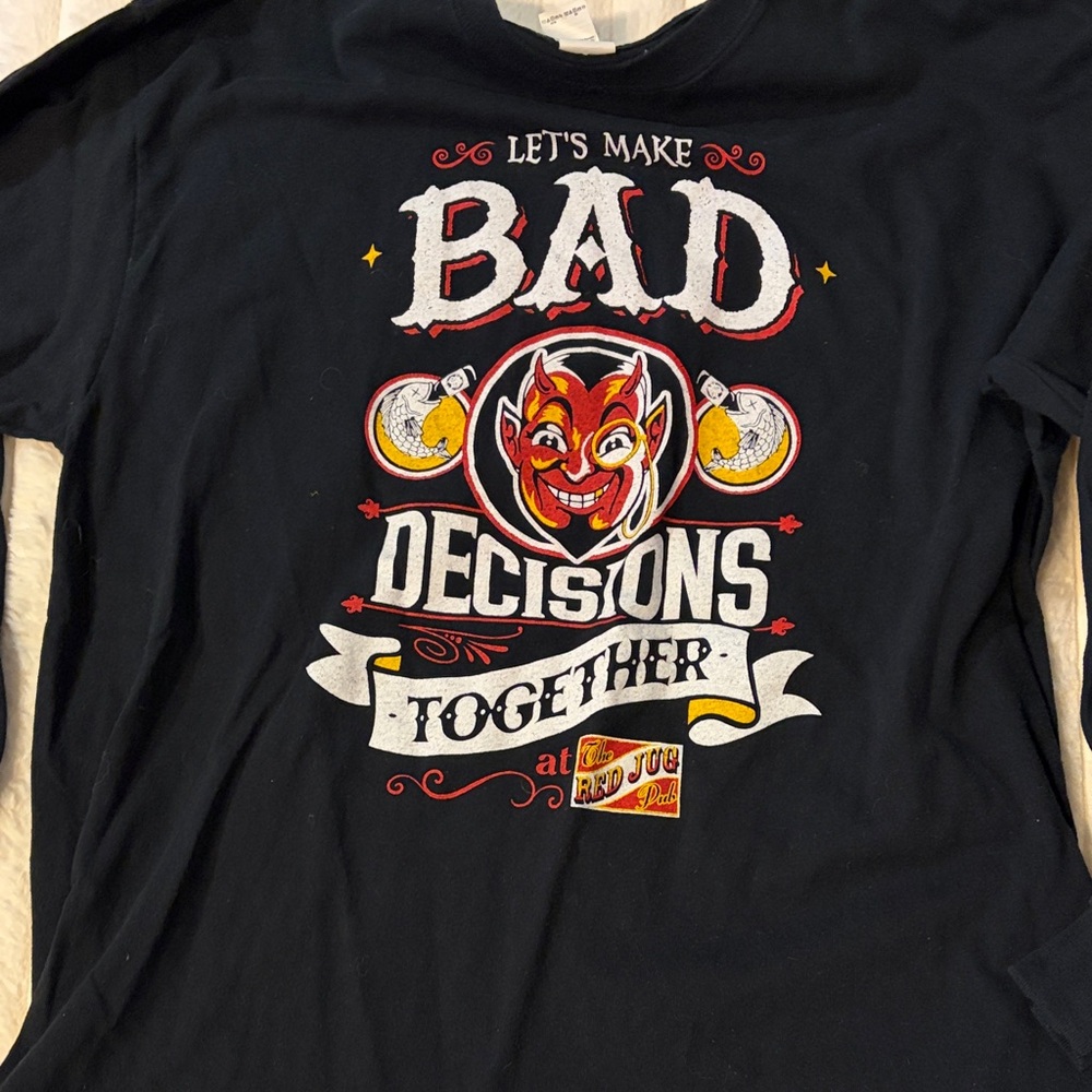 Red Jug Pub long sleeve T shirt
